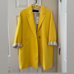 Yellow Linen Coat